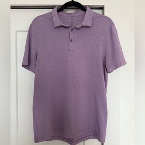 Lululemon Men's Purple Polo Golf Shirt